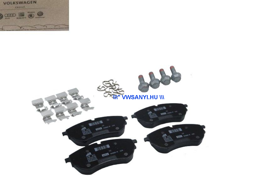 Gyári original első fékbetét készlet VW AMAROK / 17-colos PR:2E4 / Gyári original első fékbetét készlet VW AMAROK / 17-colos PR:2E4 /