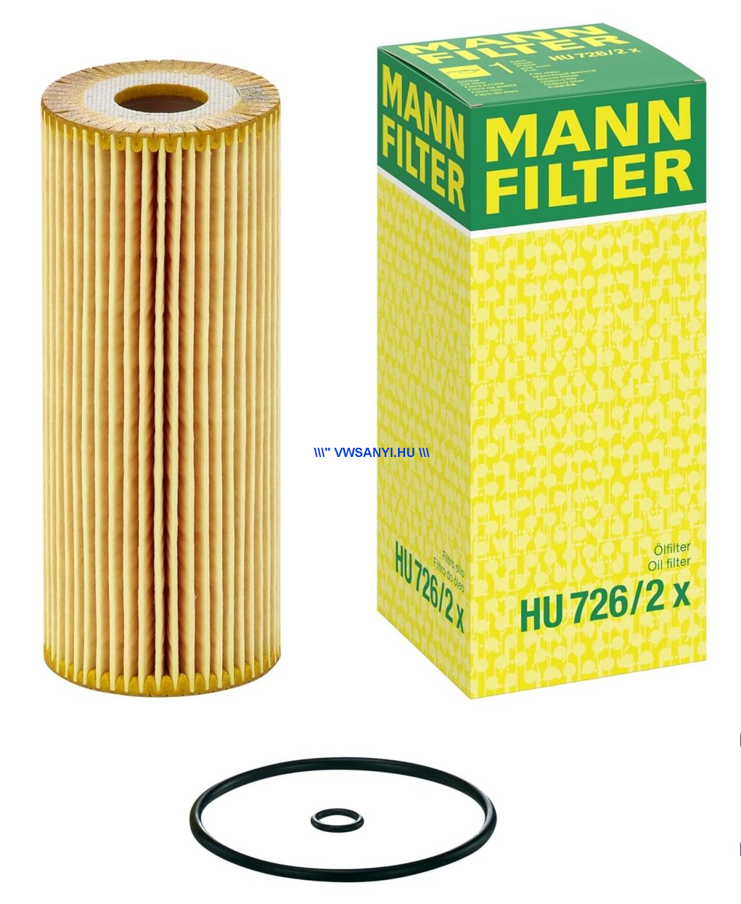 Olajszürő betét MANN HU726/2X Olajszürő betét MANN HU726/2X