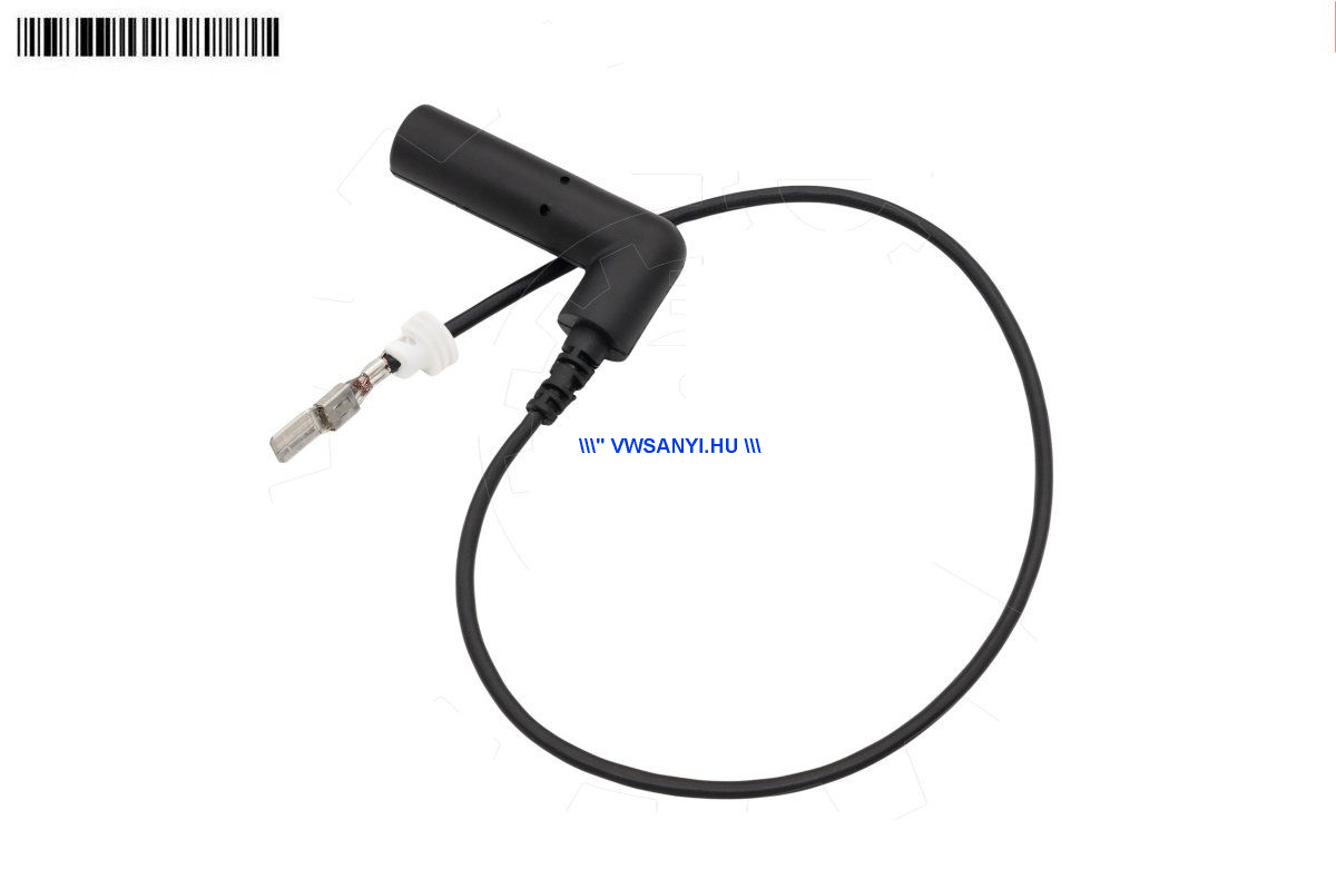 Izzitógyertyára sarokdugóhüvely vezetékkel 028